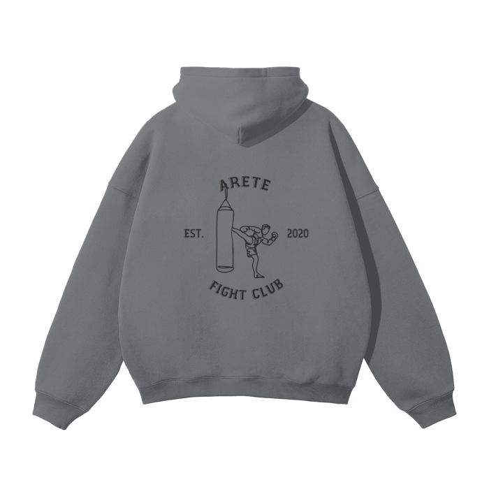 Fight Club Black Text Hoodie