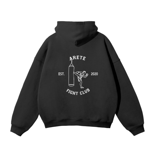 Fight Club White Text Hoodie