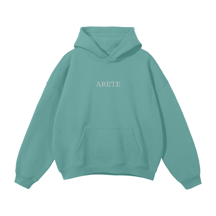 Always Fighting Green and Blue Text Hoodie