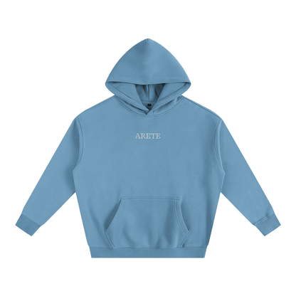 ARETE Classic Black Text Hoodie