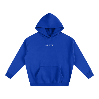 ARETE Classic Black Text Hoodie