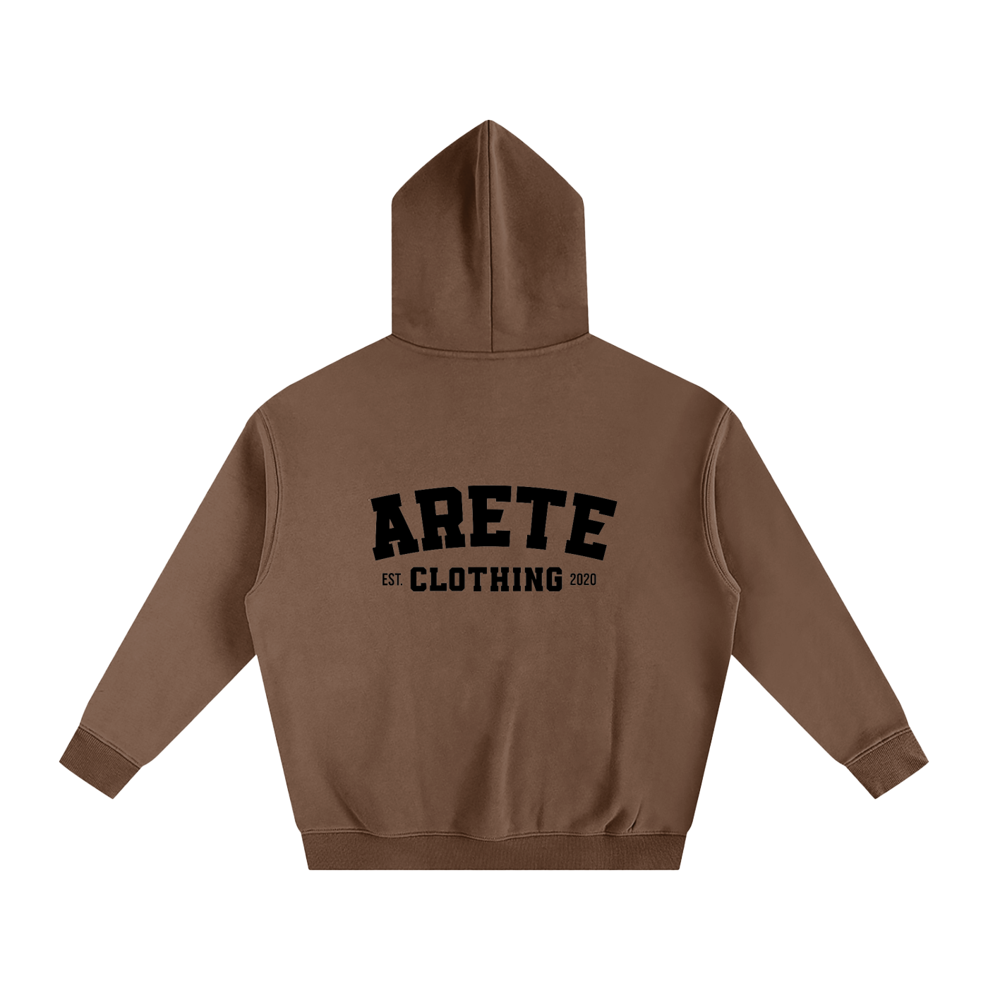 ARETE Classic Black Text Hoodie