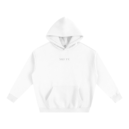 ARETE Classic Black Text Hoodie