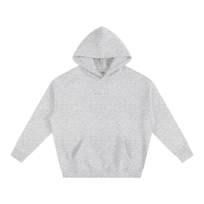 ARETE Classic White Text Hoodie