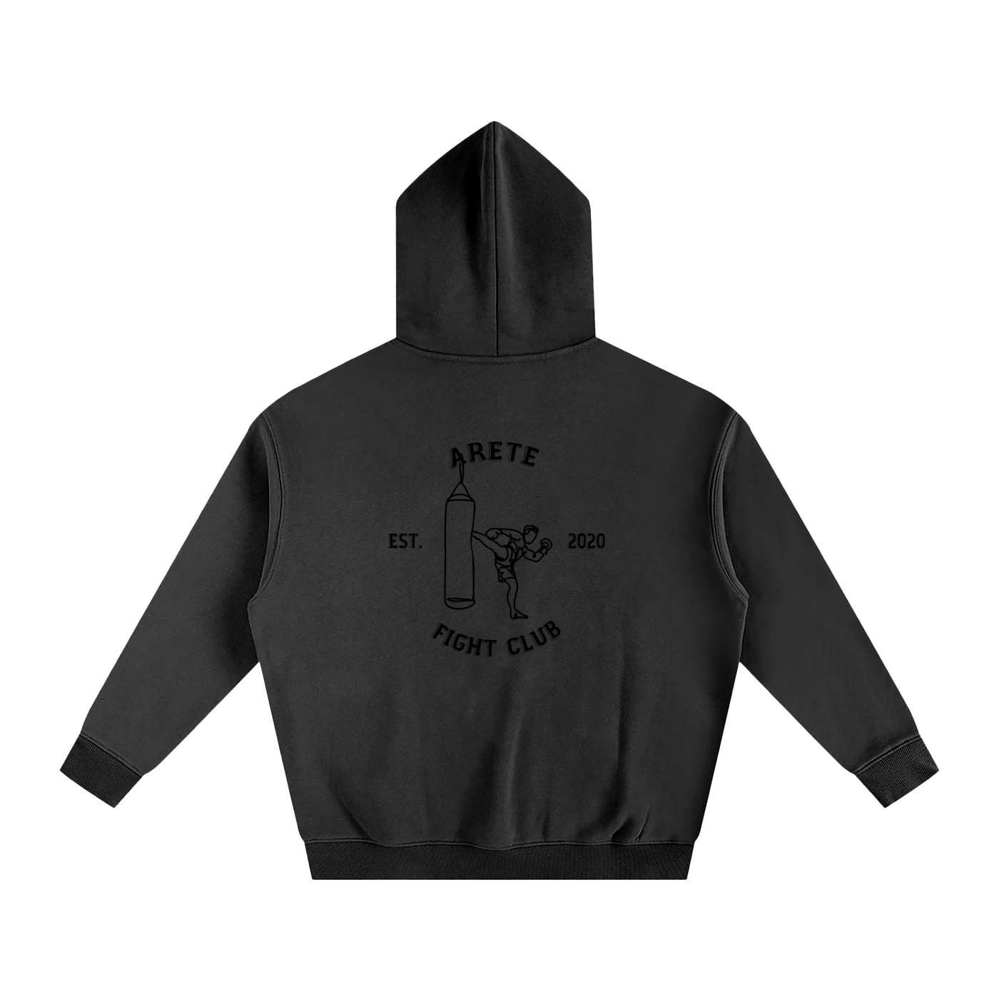 Fight Club Black Text Hoodie