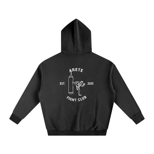 Fight Club White Text Hoodie