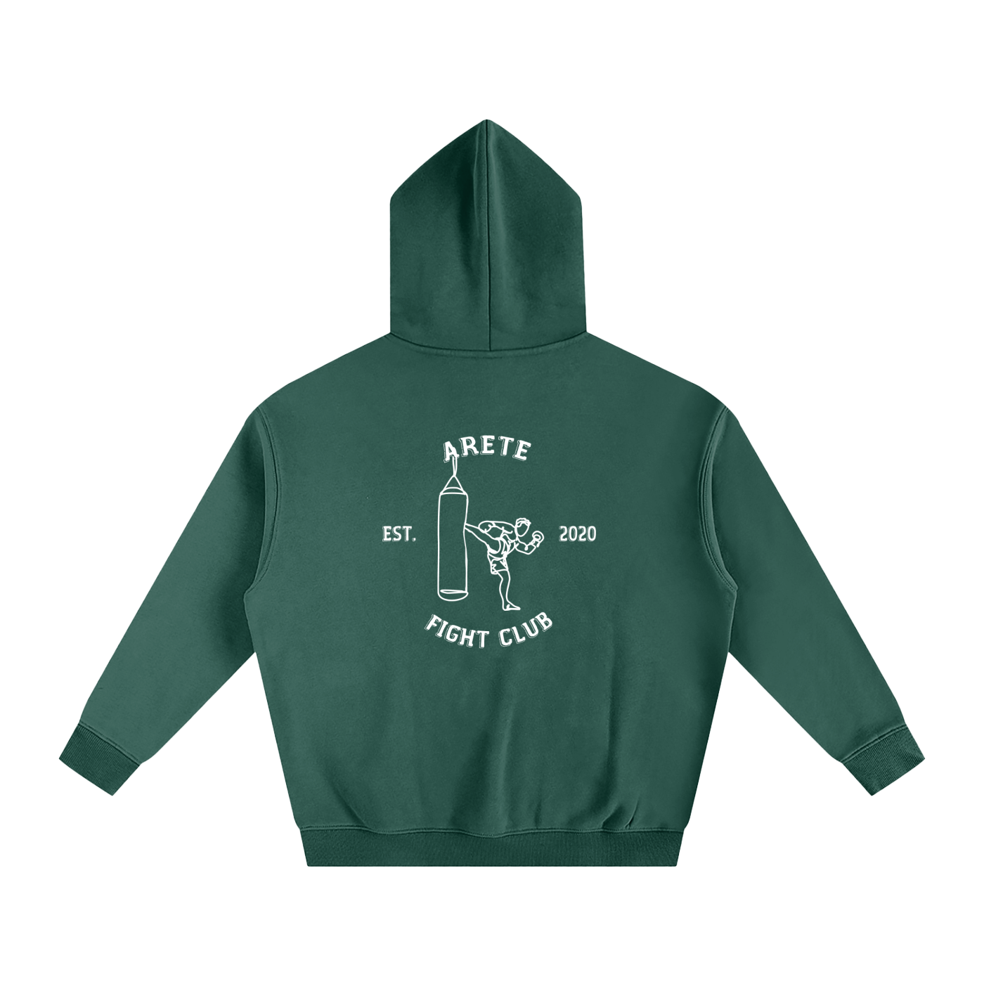 Fight Club White Text Hoodie