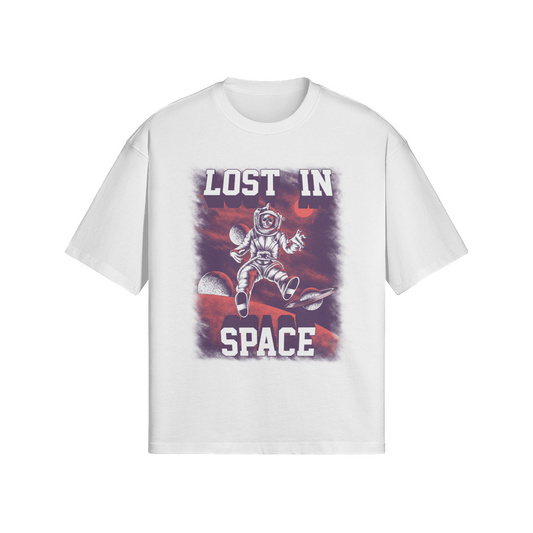 'LOST IN SPACE' T-shirt | White - ARETE