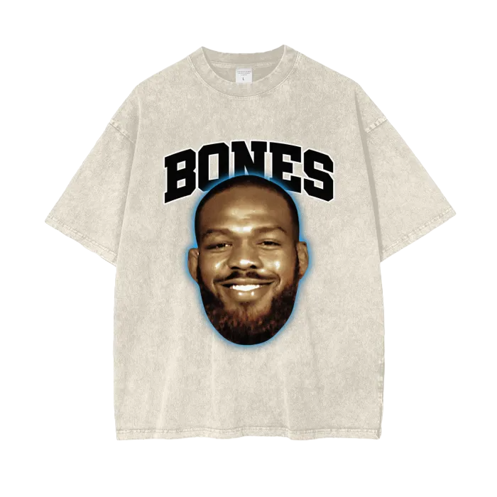 Bones Black Text T-shirt - ARETE